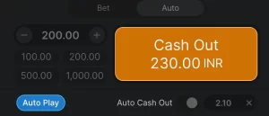 aviator game cash out 230 INR